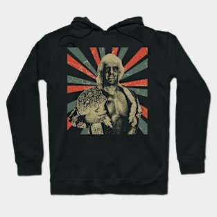 Ric Flair || Vintage Art || 80's PRO WRESTLING Hoodie